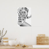 Workout Motivierend Poster (Küche)