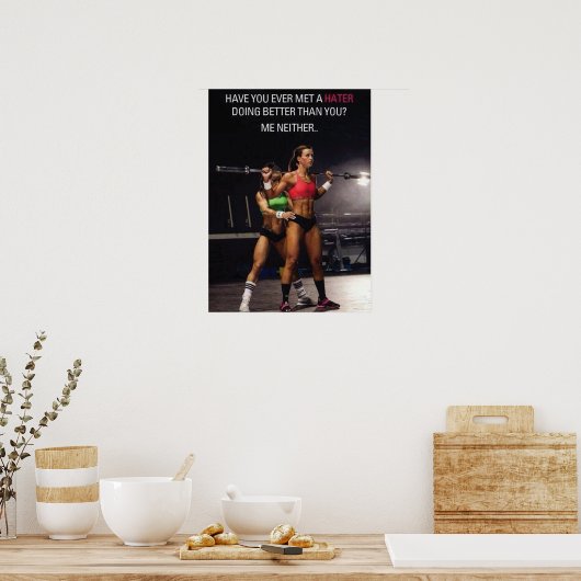Workout Motivierend Poster (Küche)