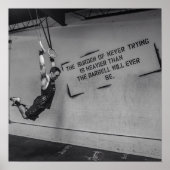 Workout Motivierend Poster (Vorne)