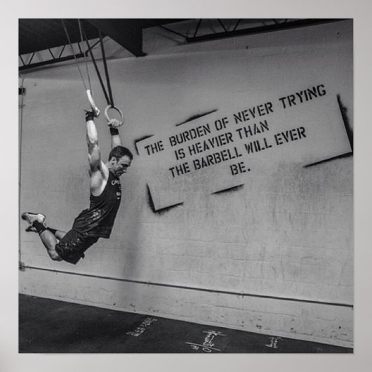 Workout Motivierend Poster (Vorne)