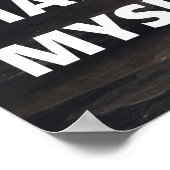 Workout Motivierend Poster (Ecke)