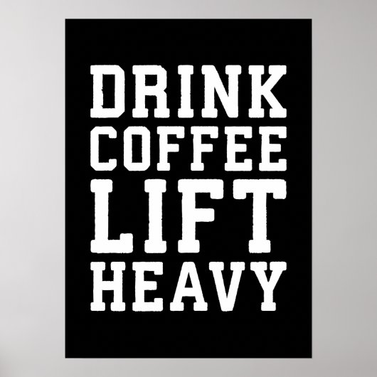 Workout Motivierend Poster (Vorne)