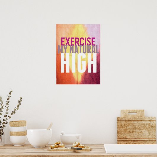 Workout Motivierend Poster (Küche)