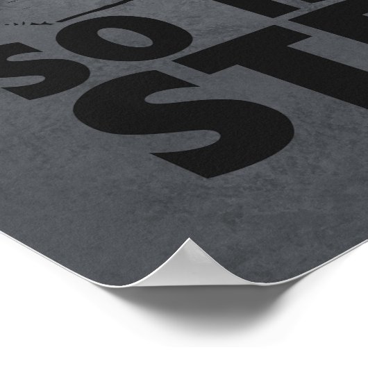 Workout Motivierend Poster (Ecke)