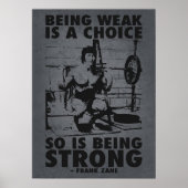 Workout Motivierend Poster (Vorne)