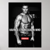 Workout Motivierend Poster (Vorne)