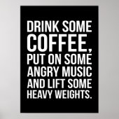 Workout Motivierend Poster (Vorne)