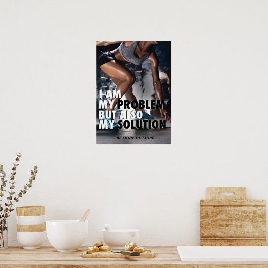 Workout Motivierend Poster (Küche)