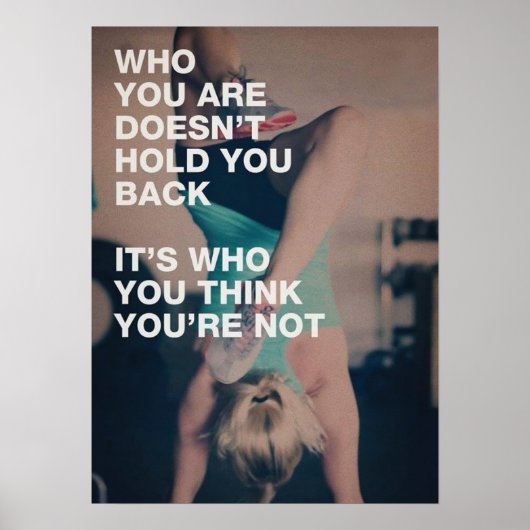 Workout Motivierend Poster (Vorne)