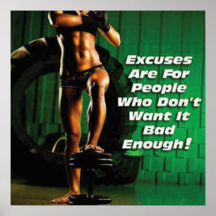 Workout Motivierend Poster