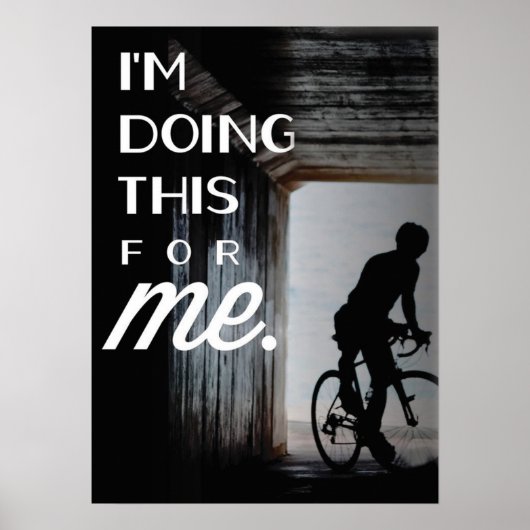 Workout Motivierend Poster (Vorne)