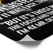 Workout Motivierend Poster (Ecke)