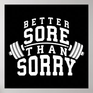 Workout Motivierend Poster