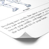 Workout Motivierend Poster (Ecke)