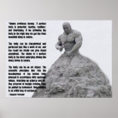 Workout Motivierend Poster (Vorne)