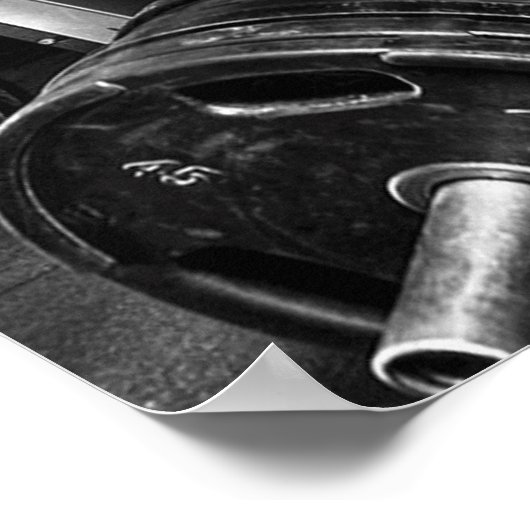 Workout Motivierend Poster (Ecke)