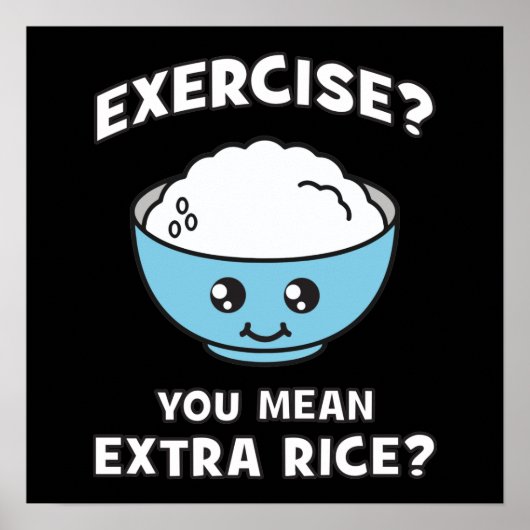 Workout Motivierend Poster (Vorne)