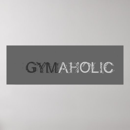 Workout Motivierend Poster (Vorne)