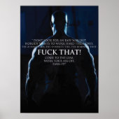 Workout Motivierend Poster (Vorne)