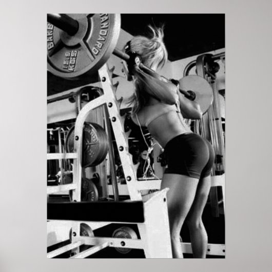 Workout Motivierend Poster (Vorne)
