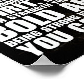 Workout Motivierend Poster (Ecke)