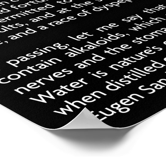 Workout Motivierend Poster (Ecke)