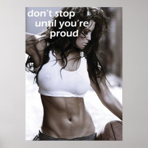 Workout Motivierend Poster