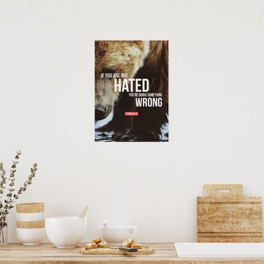 Workout Motivierend Poster (Küche)