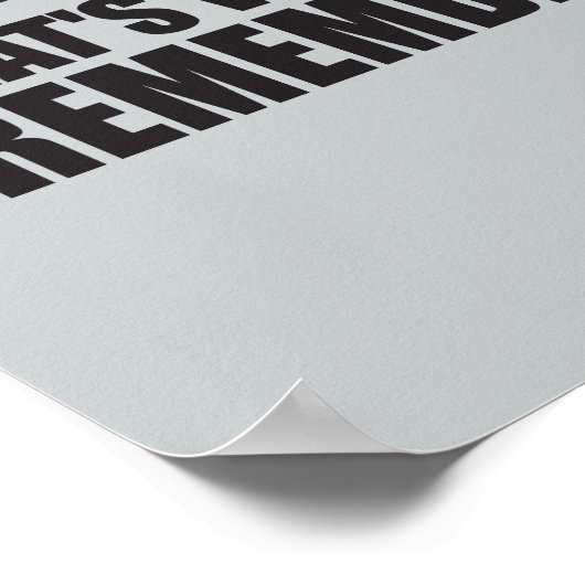 Workout Motivierend Poster (Ecke)