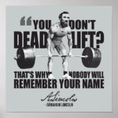 Workout Motivierend Poster (Vorne)