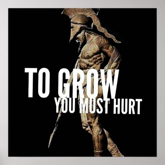 Workout Motivierend Poster (Vorne)