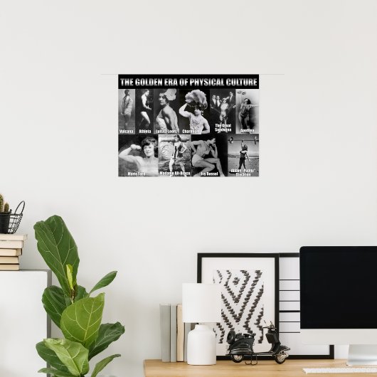 Workout Motivierend Poster (Heimbüro)