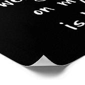 Workout Motivierend Poster (Ecke)