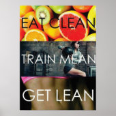 Workout Motivierend Poster (Vorne)