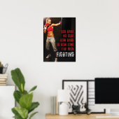 Workout Motivierend Poster (Heimbüro)