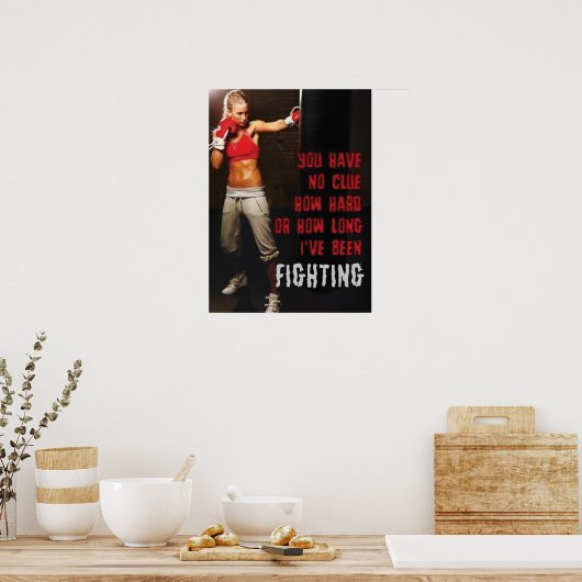 Workout Motivierend Poster (Küche)