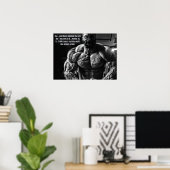 Workout Motivierend Poster (Heimbüro)