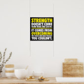 Workout Motivierend Poster (Küche)