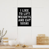 Workout Motivierend Poster (Küche)