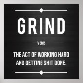 Workout Motivierend Poster (Vorne)