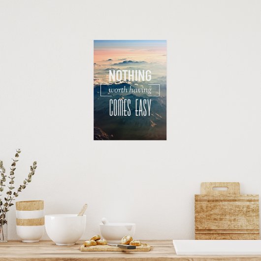 Workout Motivierend Poster (Küche)