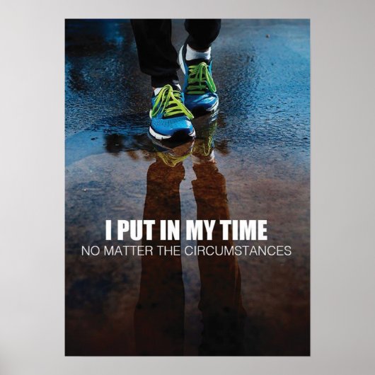 Workout Motivierend Poster (Vorne)