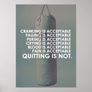 Workout Motivierend Poster