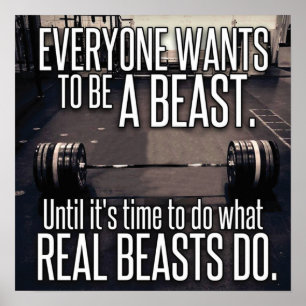 Workout Motivierend Poster