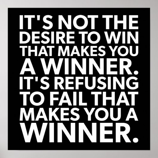 Workout Motivierend Poster (Vorne)