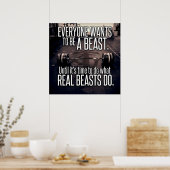 Workout Motivierend Poster (Küche)