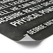 Workout Motivierend Poster (Ecke)