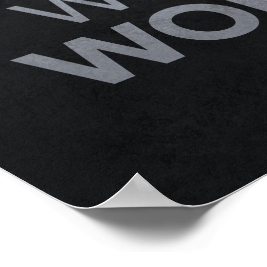 Workout Motivierend Poster (Ecke)