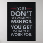 Workout Motivierend Poster (Vorne)