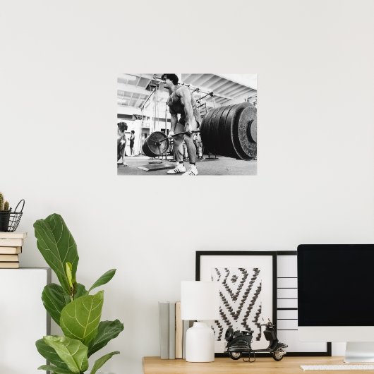 Workout Motivierend Poster (Heimbüro)